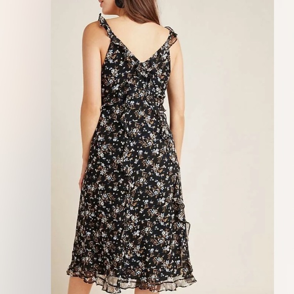 Anthropologie Bailey 44 Cecile Ruffled Floral Midi Dress - Picture 3 of 12